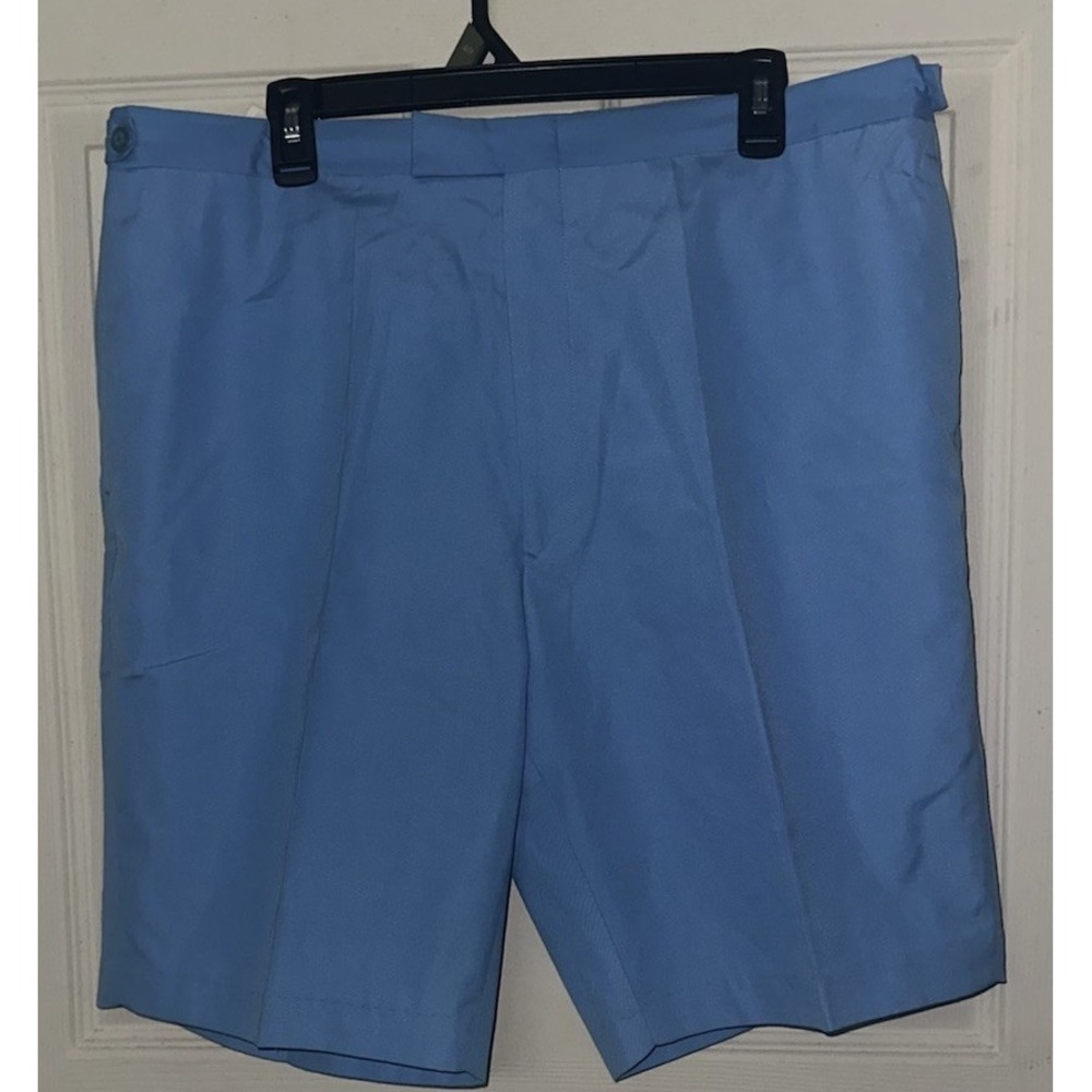 Town Craft J C Penny NWT Men's Blue Vintage Dress/ Golf No Iron Shorts Size 40